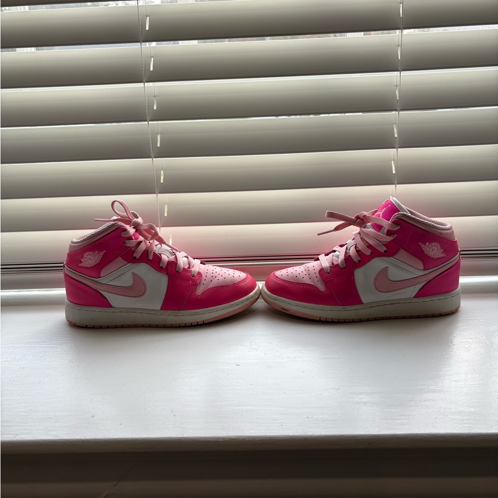 Nike Vibrant Pink and White Sneakers